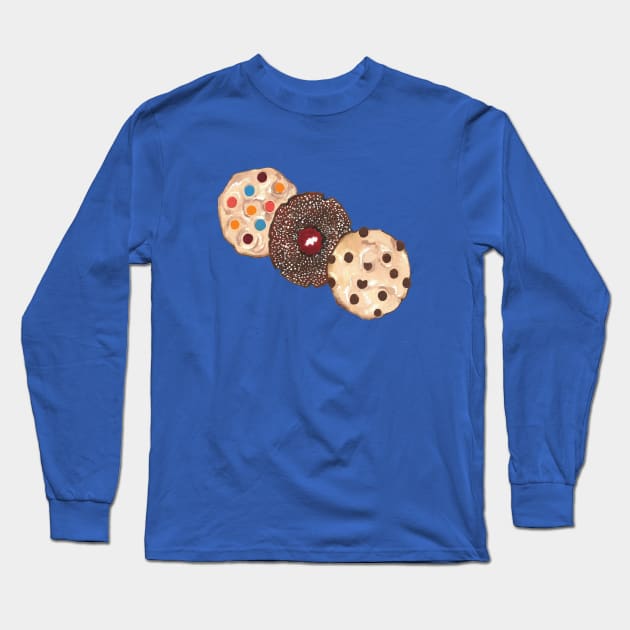 COOKIES Trio Long Sleeve T-Shirt by SartorisArt1